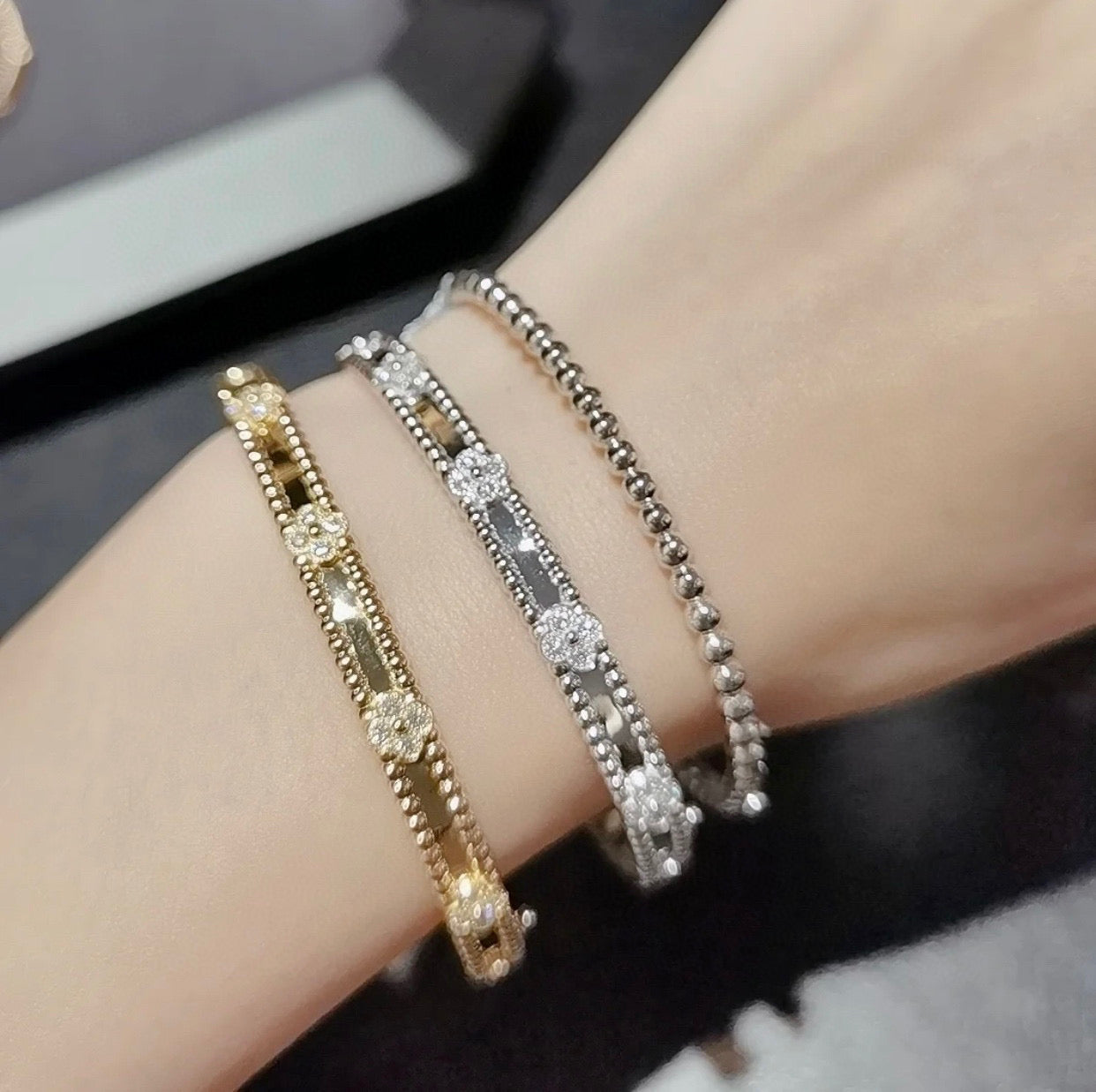 Bracelet Clover Diamonds VC
